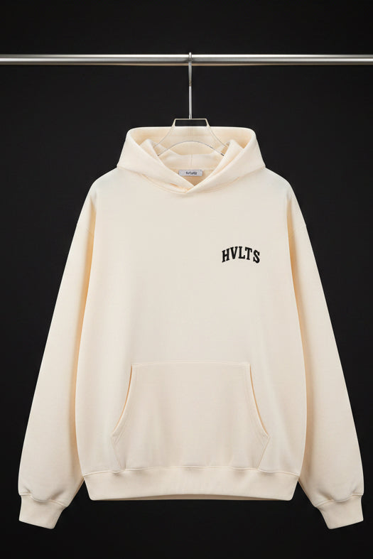 HVLTS Arch Logo Hoodie - Cream