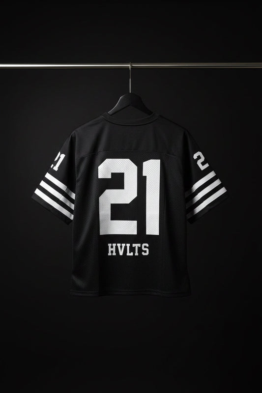 HVLTS "21" Black Football Jersey
