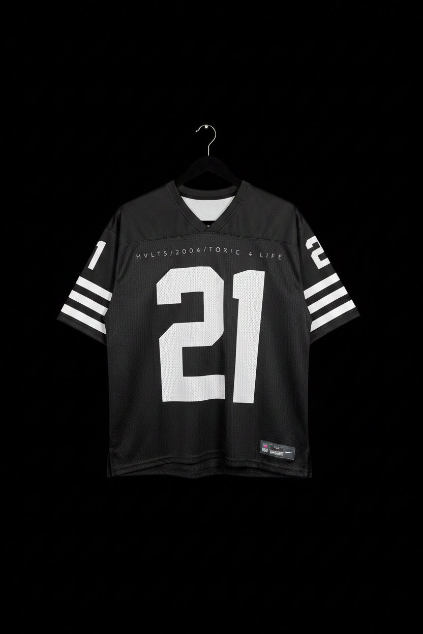 HVLTS "21" Black Football Jersey