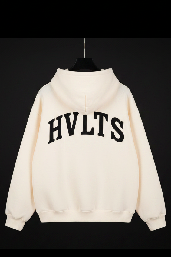 HVLTS Arch Logo Hoodie - Cream