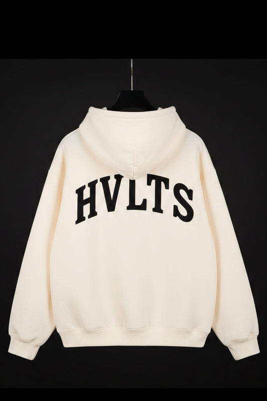 HVLTS Arch Logo Hoodie - Cream