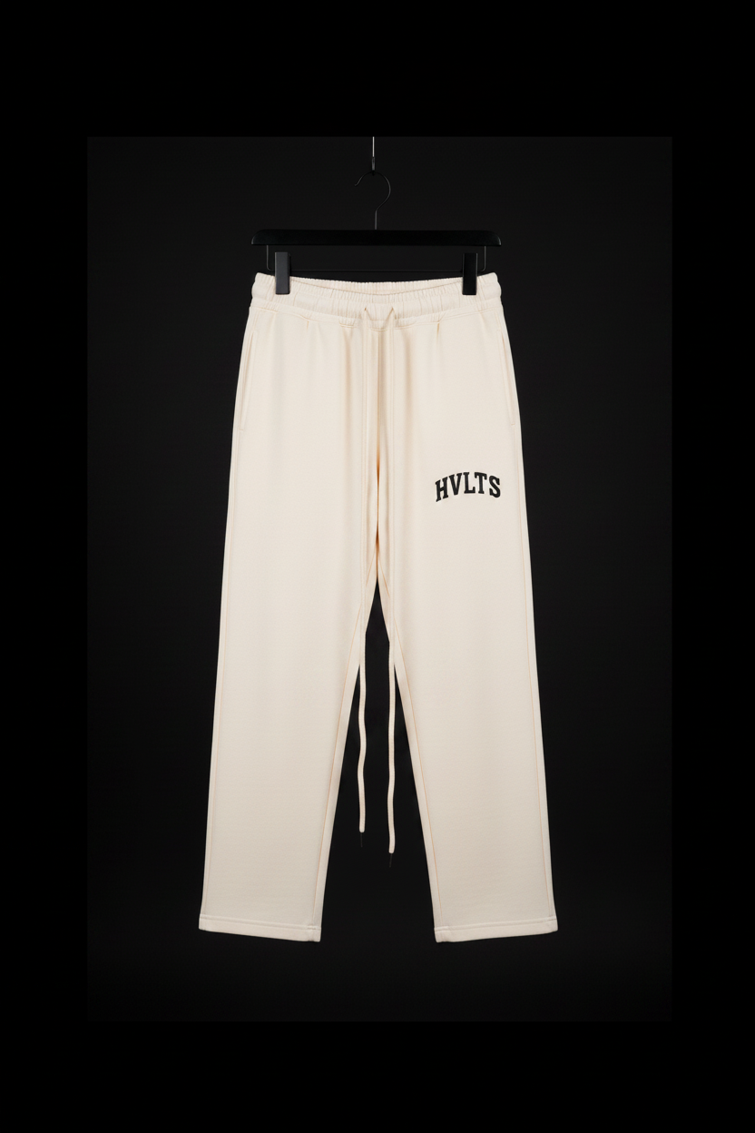 HVLTS Arch Logo Sweatpants - Cream