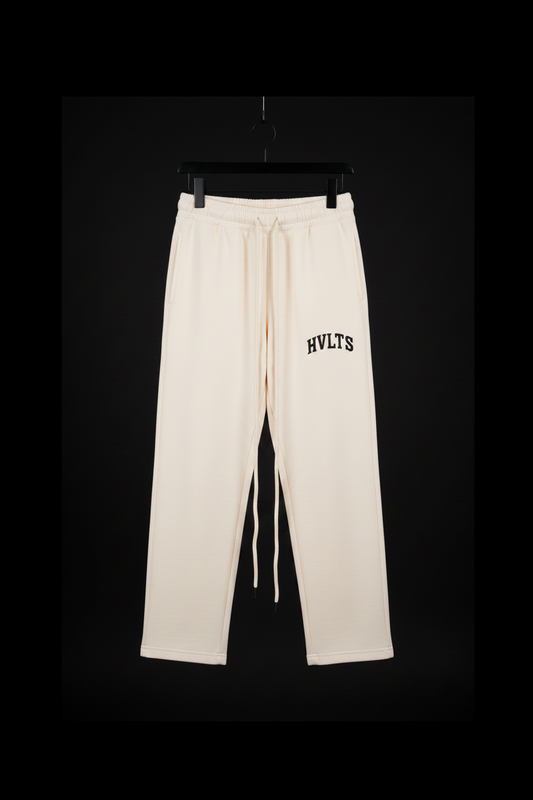 HVLTS Arch Logo Sweatpants - Cream